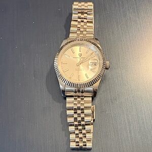 PAGANI DESIGN Men's Gold-Tone Automatic Watch